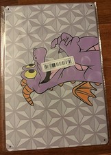 Retro Disney Epcot Figment Tin Sign. 8x12 picture