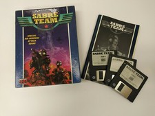 Sabre Team DOS Game In box. 3.5 Disks with Manual picture