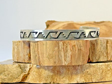 Vintage Guy Josytewa Hope Sterling Silver Overlay Cuff Bracelet--965.26 picture