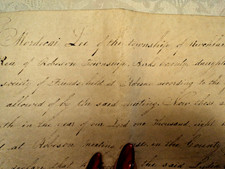 3 antique Marriage certificates: 1836 Quaker, 1822 Berks County PA picture