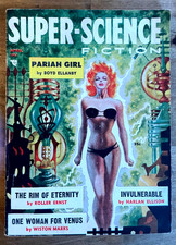 Super-Science Fiction Pulp Vol. 1 #3 1957.  Harlan Ellison's Invulnerable + more picture
