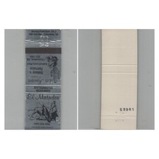Matchbook Cover El Matador Restaurantes Mexicanos Columbus GA picture