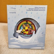 Loungefly Disney Winnie the Pooh Rainy Day Umbrella Slider Rainbow LE 3