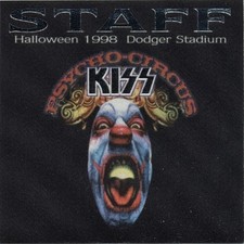 KISS 1998 Psycho Circus concert tour Staff Crew foil Backstage Pass picture