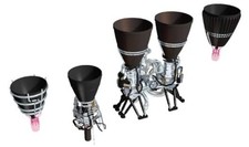 HMA 1/144 Mecha RHYTHM Ultra Detail Vernier S Size 2-Piece Set Plastic Model Par picture