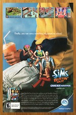 2003 The Sims Bustin' Out PS2 Xbox Vintage Print Ad/Poster Official Promo Art picture