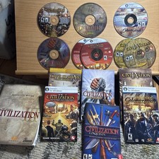 Sid Meier's Civilization 4 3 CD Book Lot picture