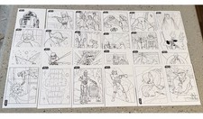 2025 Topps Chrome Star Wars  “By The Numbers” COMPLETE SET (24 Cards) picture