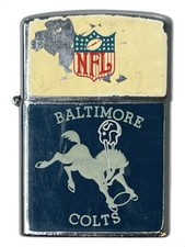 Vintage 1963 Baltimore Colts NFL Football Cigarette Lighter Early Old 1960s picture