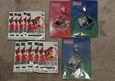 Round 1 x One Piece Trading Card Game Promo Packs - SET OF 10 PACKS + Keychains picture