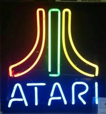 US STOCK Atari Gaming Logo Multicolor 14