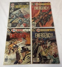 1976 Charlton EMERGENCY firefighter tv show comics #1 2 3 4 ~ FULL SET picture