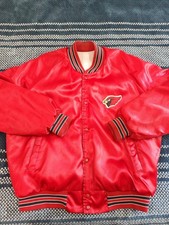 Vintage 80’s St. Louis Football Cardinals Satin Jacket Size: Large Chalk Line picture