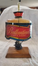 *Vtg Ballantine's Scotch Whisky bottle lamp. Lamp Shade Is Plastic. Works/Rare picture
