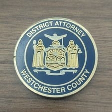 Westchester County District Attorney Cold Case Bureau Challenge Coin picture