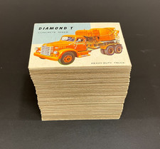 1955 Topps WORLD ON WHEELS Partial Trading Card Set 159/180 picture