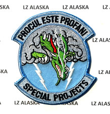 US AIR FORCE 416th FLIGHT TEST SQ SPECIAL PROJECTS PROCUL ESTE PROFANI PATCH AFD picture