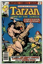 Tarzan Lord of the Jungle #1 Marvel Comics Bronze Age 1977 Newsstand picture