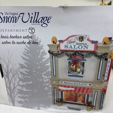 Dept 56 BEA'S BEEHIVE SALON Snow Village 6009714 Department 56 New 2022 IN STOCK picture