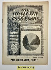 May 20, 1898 Bicycle Magazine - The Bulletin and Good Roads (LAW) picture