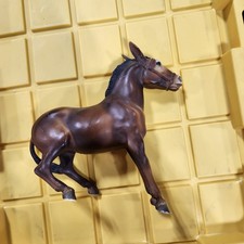 Vintage Breyer Horse #207 Seal Bay Brown Balking Mule Animal 1970s Hj picture