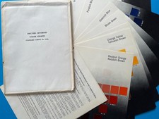 1960'S ISCC–NBS Centroid 18 COLOR CHARTS ~  complete ~ original envelope picture