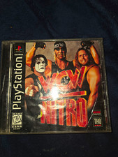 THQ WCW Nitro (PS1) 1998 WCW Wrestling Sports Game, Multiplayer NTSC-U/C picture