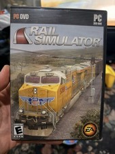 Rail Simulator PC DVD-ROM EA Train Simulation Game Complete Manual 2007 picture