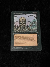 Magic the Gathering Necropotence Ice Age in New Protective Case picture