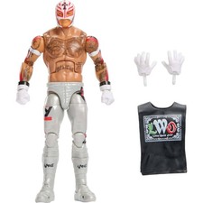 Mattel WWE Elite Rey Mysterio 6-inch #125 Figure 25 Articulation Swappable Hands picture
