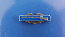 FREE SHIP Lapel Pin ARMY CIB, 1ST AWD, A Blue Enamel 3/4