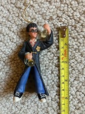 Harry Potter ornament vintage 2000 Hogwarts hanging wand picture