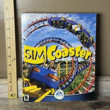 NEW SEALED Sim Coaster (PC, 2000) Original Computer Game Big Box picture