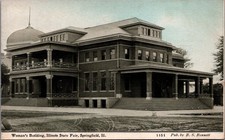 Woman's Building Illinois State Fair Springfield IL Postcard B.S. Bennett c1910s picture