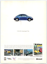 Vintage Print Ad 1999 Midtown Madness Racing PC Game Original Promo Poster Art picture