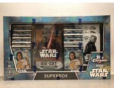 Topps Star Wars Chrome Super Box Trading Cards picture