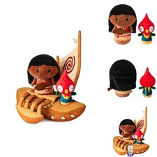 Hallmark itty Bitty Disney Moana Plush Set of 3 (Moana & Heihei) picture