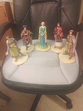 Lot Of 5 Biblical Characters. King David, Queen Esther, 8 in Tall & 4 in Wide picture