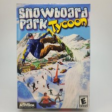 Snowboard Park Tycoon PC Video Game Simulation Strategy Snowboarding in Box picture