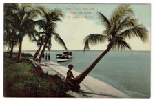 Boca Chica Key Along the Shore at Cocoanut Grove Florida FL Postcard Unposted picture