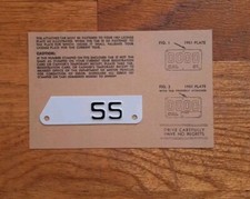 1955 RESTORED California YOM Motorcycle License Plate Metal Corner Tag For 1955. picture