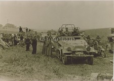 Repro Photo Tank General Heinz Guderian in SdKfz 251 Command Armoured Scout Car picture