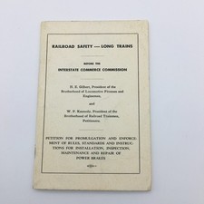 Railroad Safety - Long Trains Before the Interstate Commerce Commission picture
