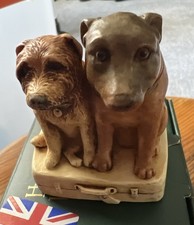 Harmony Kingdom Alf & Flo Dog Briefcase '03 Factory Tour Event Piece NIB picture