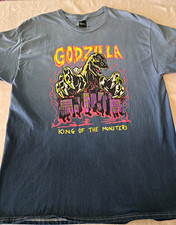 Godzilla King of the Monsters Graphic T-Shirt XL 100% Cotton Official Licensed picture