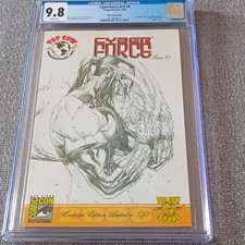 Cyberforce #0 SDCC 2006 Convention Edition Sketch Cover CGC 9.8 limited to 750 picture