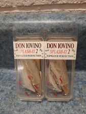2 Don Iovino Splash It 2 Big Popper Lures Topwater Perfection   picture