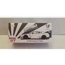 MINI‑GT # LB‑Works Nissan GT‑R R35 Matte White 1:64 Diecast Car picture