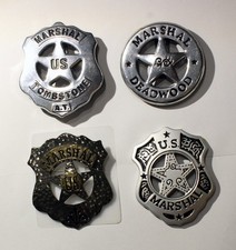 OLD WEST BADGES :: US Marsha l (metal) + (plastic) :: Tombstone :: Deadwood picture