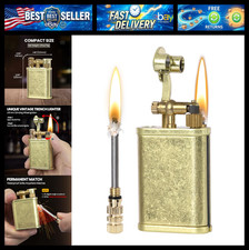 Vintage Trench Lighter, Permanent Match, Cool Pipe Lighter for Men picture